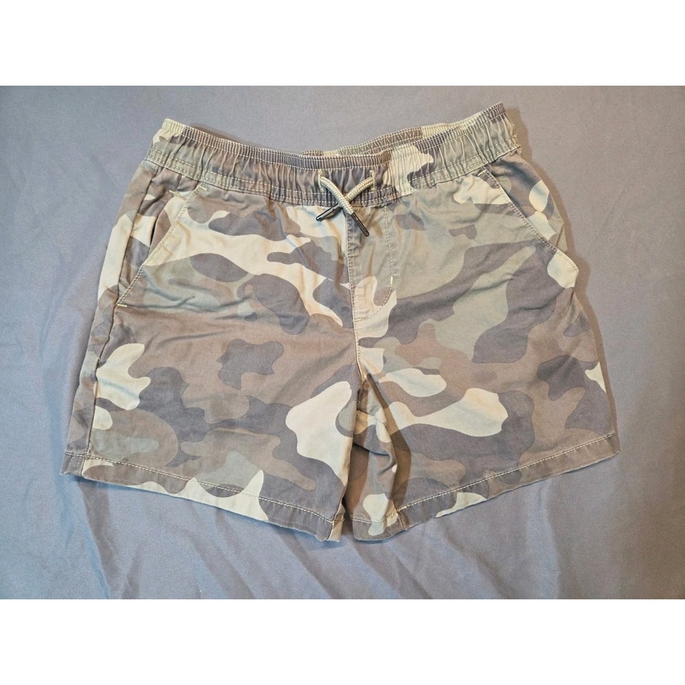 501 Weekend Academy Camo Cargo Shorts Men's M Stretch Drawstring Khaki